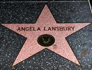 Angela received two stars in the  Hollywood Walk of Fame one for her contribution to Motion pictures and other for television.